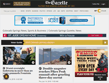 Tablet Screenshot of gazette.com